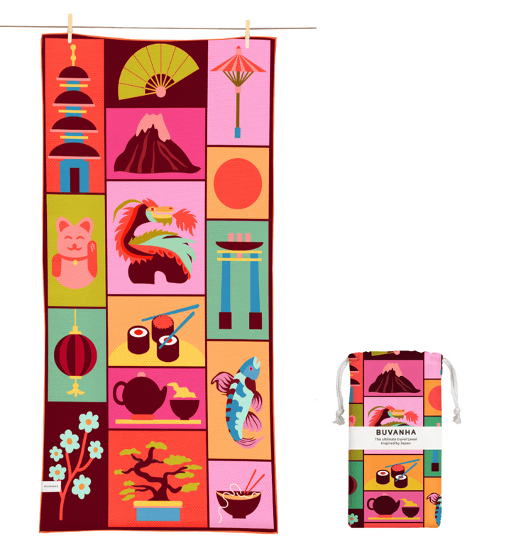 Travel towel - 200x90 cm