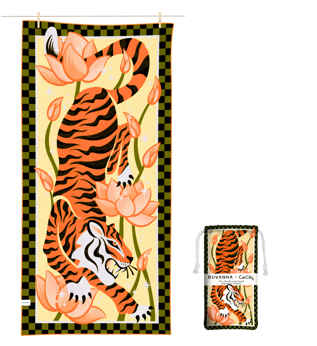 Travel towel - 200x90 cm