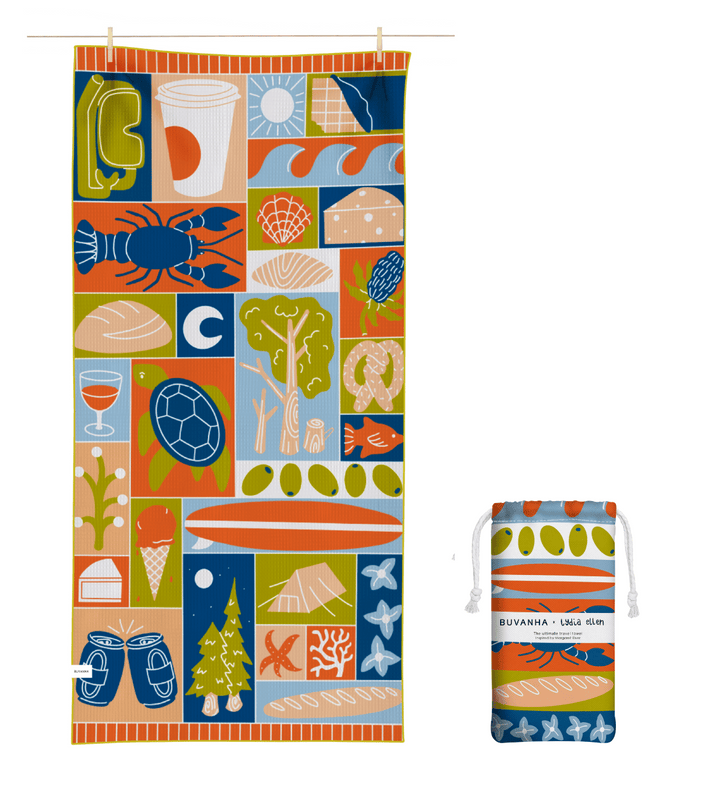 Travel towel - 200x90 cm